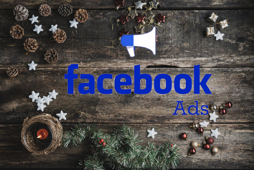 Facebook Holiday Ads for Motorcycle Sites with Facebook Logo