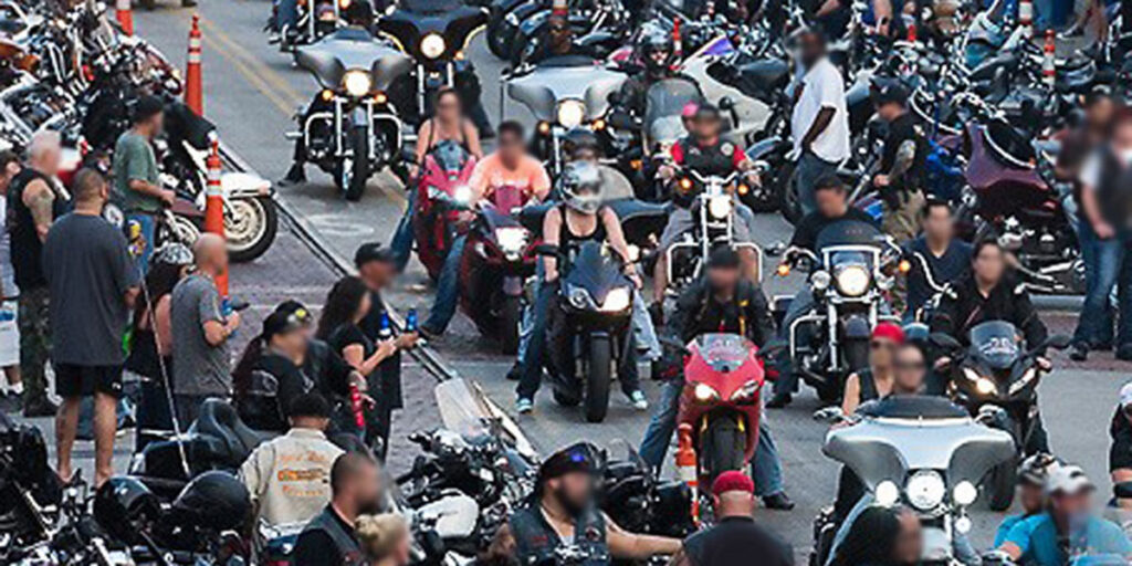 Motorcycle Rally Showing Changes in Motorcycle Rider Demographics